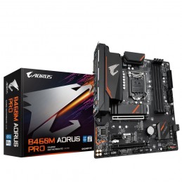 MAINBOARD GIGABYTE B460M AORUS PRO - DDR4 SOCKET 1200 + HDMI+DVI+DP Micro ATX