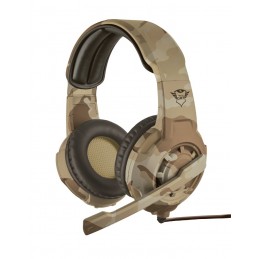 CUFFIE TRUST RADIUS GXT 310D DESERT CAMO GAMING 22208 PS4 XBOX PC SWITCH SMARTPHONE
