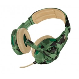 CUFFIE TRUST RADIUS GXT 310C JUNGLE CAMO GAMING 22207 PS4 XBOX PC SWITCH SMARTPHONE