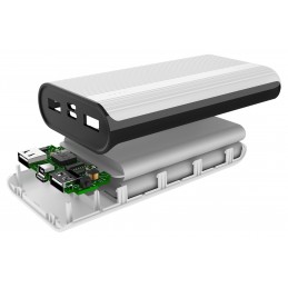 Power Bank CELLULARLINE 20.000mAH  -2 USB - 1 TYPE C - 1 MICRO USB WHITE FREEPPT20USBCW