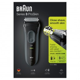 RASOIO PER BARBA BRAUN ELETTRICO SERIE 3 PROSKIN 3000S