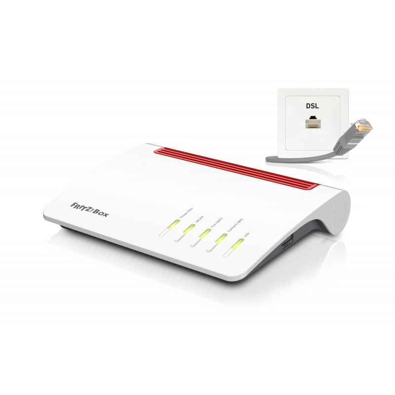 ROUTER FRITZ BOX 7590 - VDSL ADSL,WIFI 4x4 AC+N 5 2.4GHZ