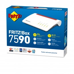 ROUTER FRITZ BOX 7590 - VDSL ADSL,WIFI 4x4 AC+N 5 2.4GHZ