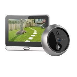 EZVIZ DP2 (CS-DP2-A0-6E2WPFBS) - VIDEOSPIONCINO WIRELESS FHD - DISPLAY TOUCH 4.3"" - SENSORE INFRAROSSI PIR - AUDIO E VIDEO BID