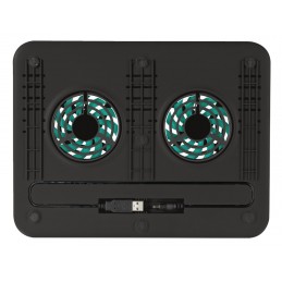 SUPPORTO PER NOTEBOOK TRUST CYCLONE   2 VENTOLE REGOLABILE